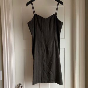 NWT - 100% Linen spaghetti string mini dress. By INC.